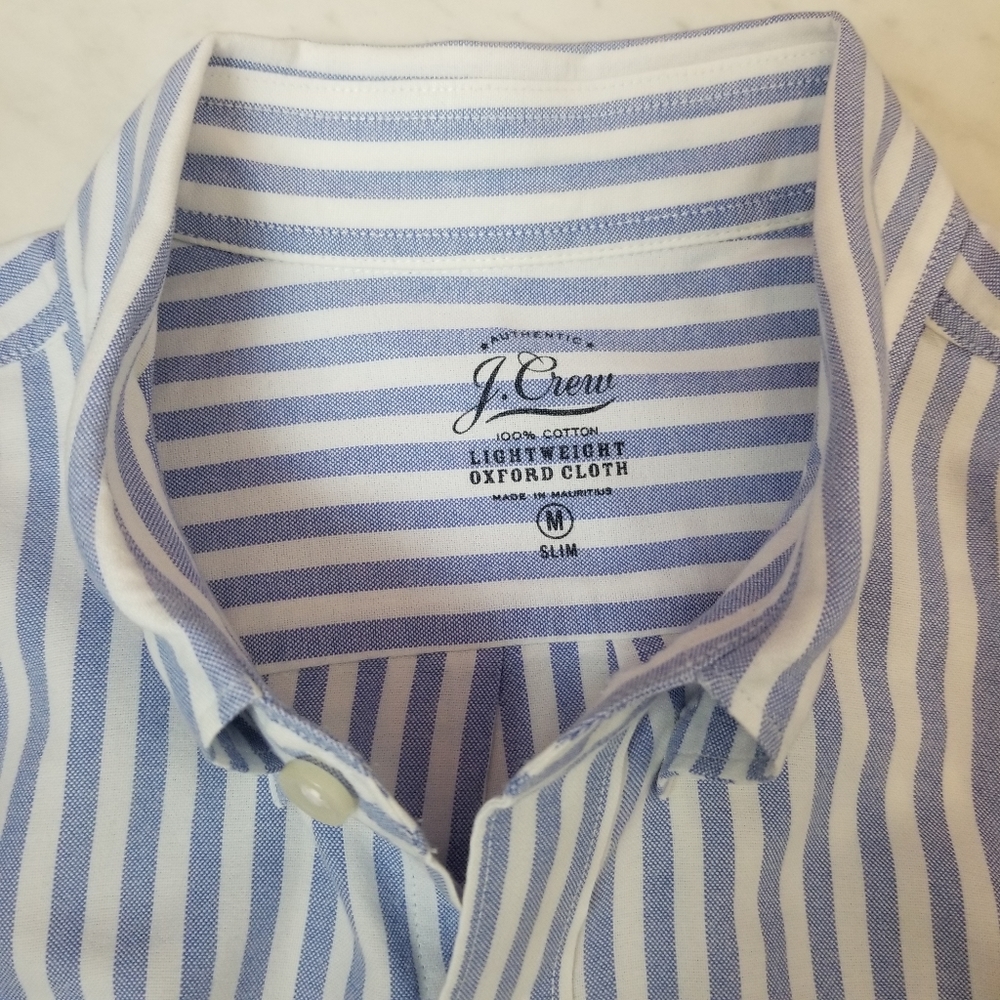 J CREW LIGHT Weight SHIRT SIZE M Slim Fit - Picture 3 of 4